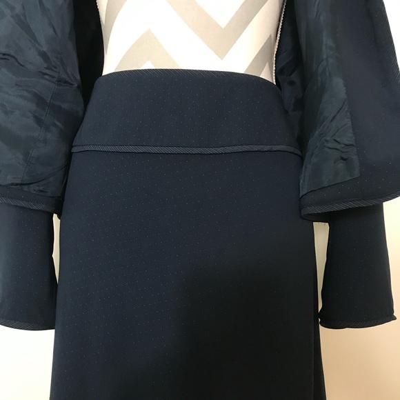 Vintage 90s Petite Sophisticate 2 Piece Skirt Suit Navy Blue Mixed Sizes 12P - Picture 13 of 13